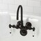 Kingston Brass CA3T5 3-3/8" Tub Wall Mount Clawfoot Tub Faucet, Oil Rubbed Bronze CA3T5 - alternate 6